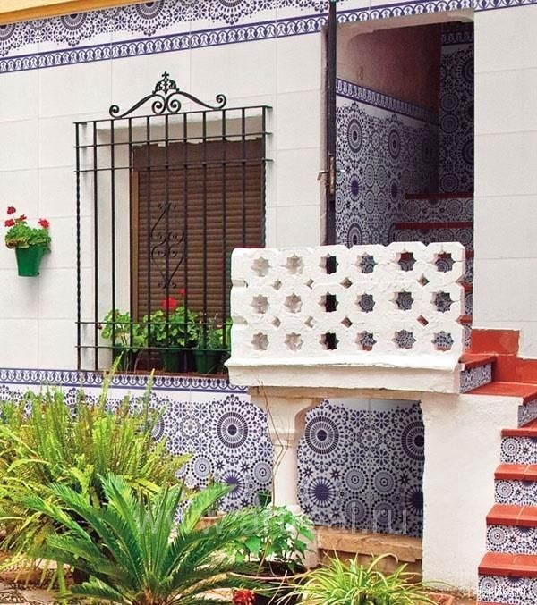 Керамическая плитка Azulejos Extremadura в интерьере
