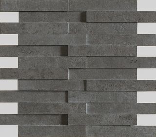 Apavisa Evolution Black Striato Mosaico Brick