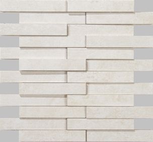 Apavisa Evolution White Striato Mosaico Brick
