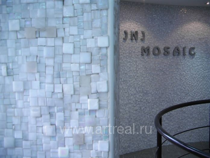 Мозаика JNJ mosaic Aurora Starcloud в интерьере