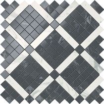 Atlas Concorde Brick Atelier Marvel Noir S. Laurent Mix Diagonal Mosaic