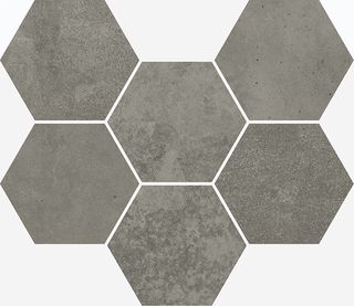 Italon Terraviva Dark Mosaico Hexagon