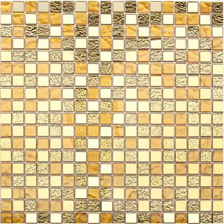 Star mosaic Metall Mix Gold 15x15