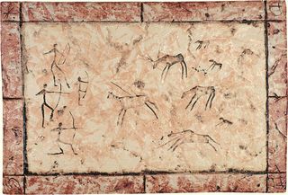 Cir & Serenissima Quarry Stone Formella Graffiti Corallo