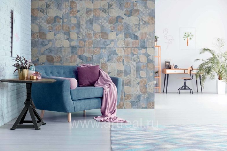 Керамогранит Dado Ceramica Wallpapers в интерьере