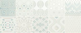 Novabell Milady MLW D77K Decor Preinciso Patchwork White/Mint