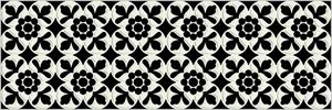 Tagina Deco d'Antan Deco d'Antan Fleur Noir-Blanc 