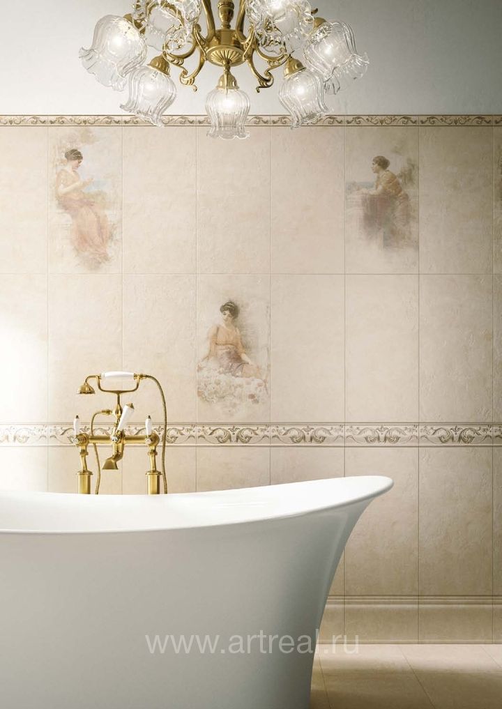 Керамическая плитка Imola Ceramica Pompei в ванной