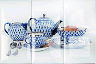 Amadis Fine Tiles Teapot Teapot Picture 6pz