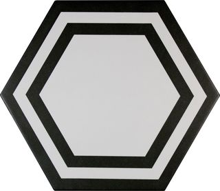 Adex Pavimento Hexagono Deco Black