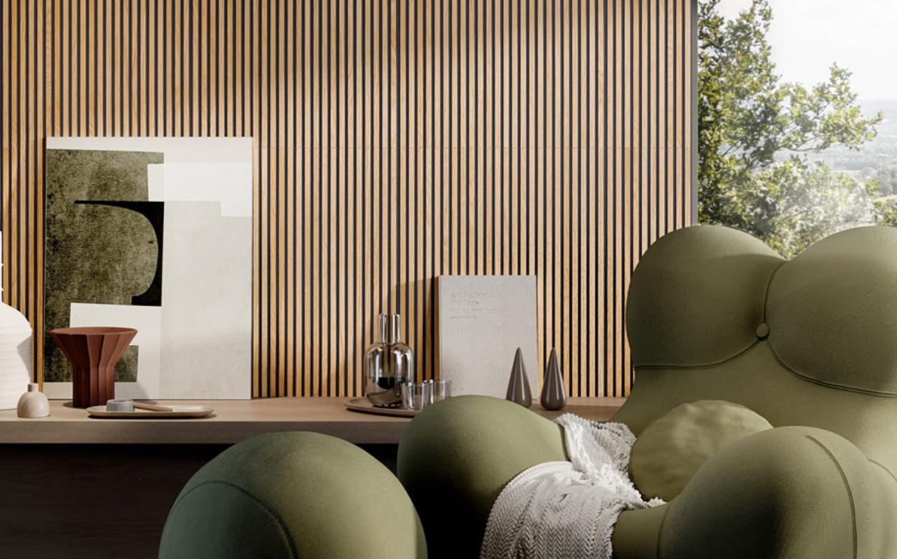 ребристая плитка