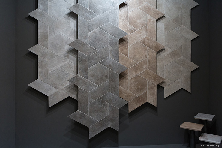 Плитки-параллелограммы от Natucer