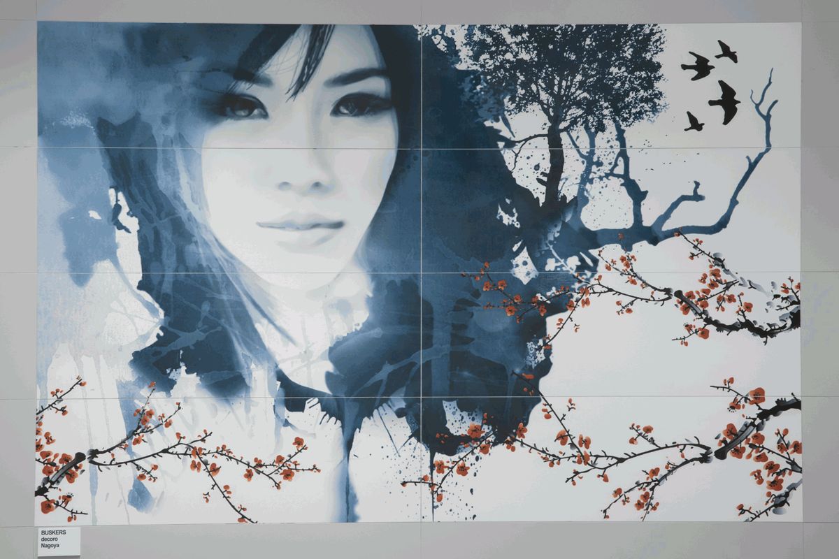 Роскошное панно в японском стиле от Settecento