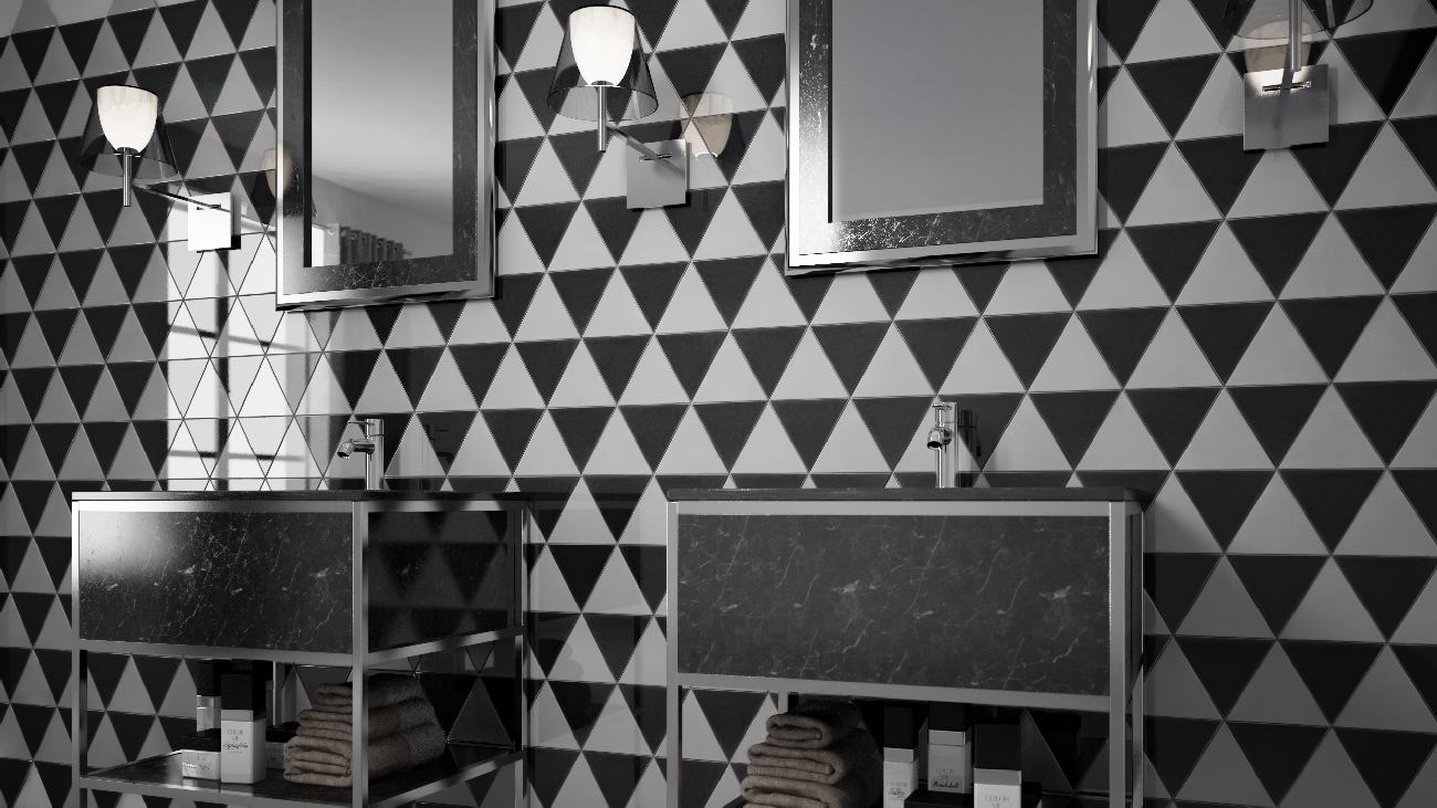 Треугольная плитка Petracers Triangolo