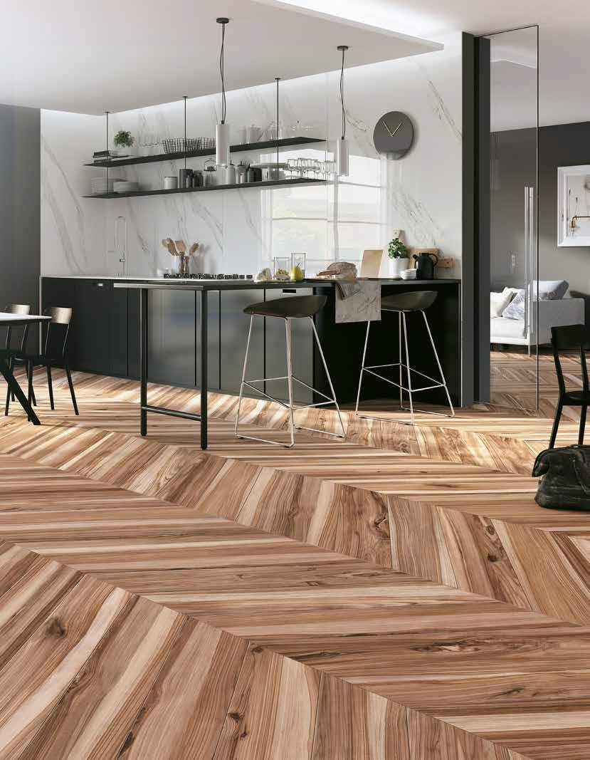 Плитка с рисунком дерева Mirage Koru