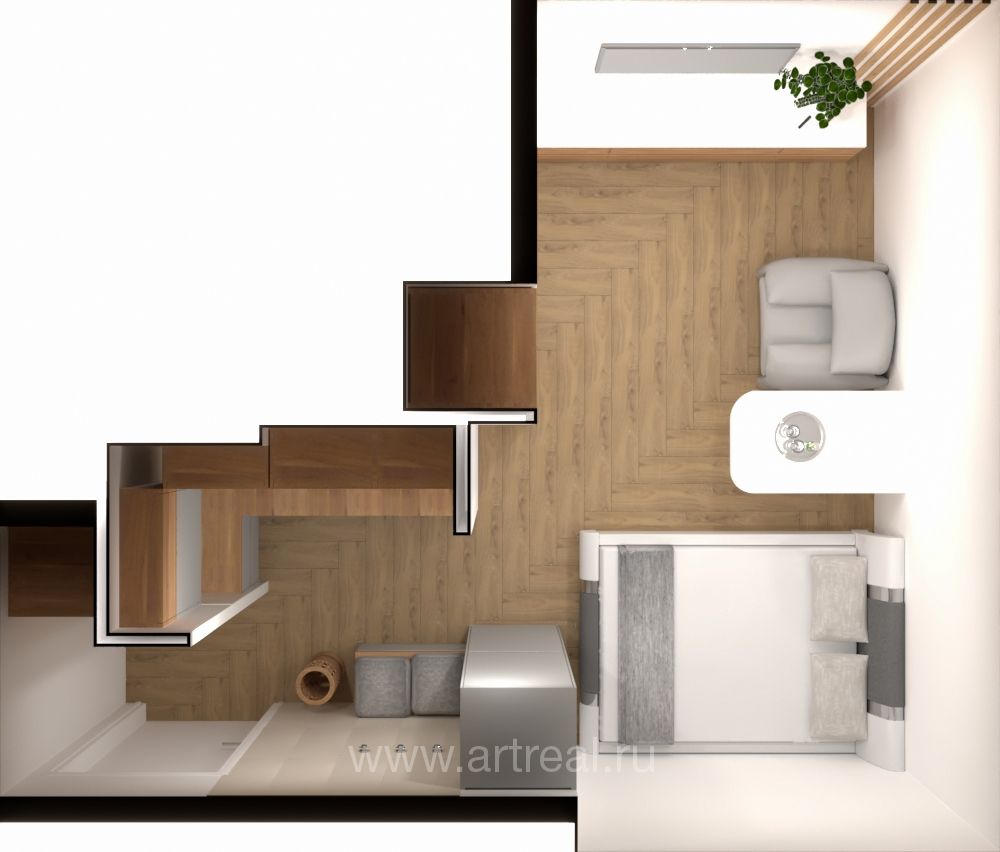 в интерьере