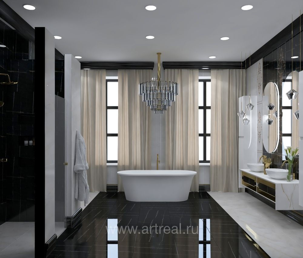 в интерьере