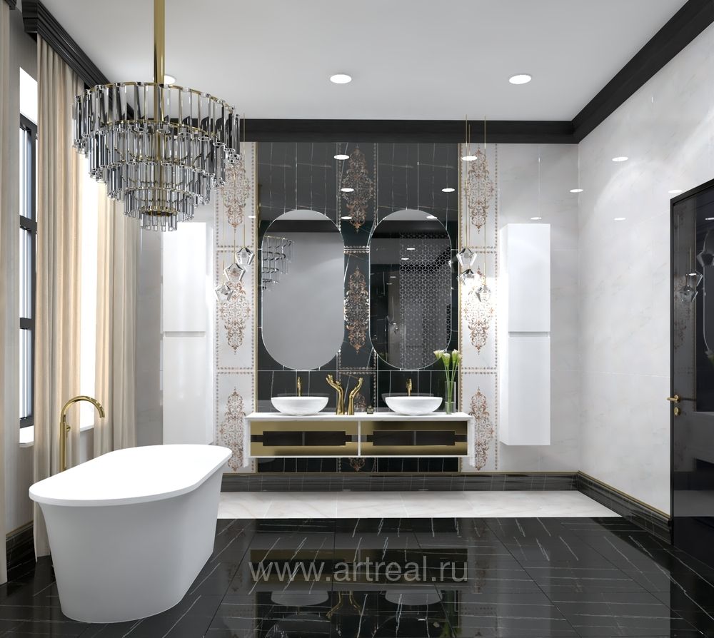 в интерьере