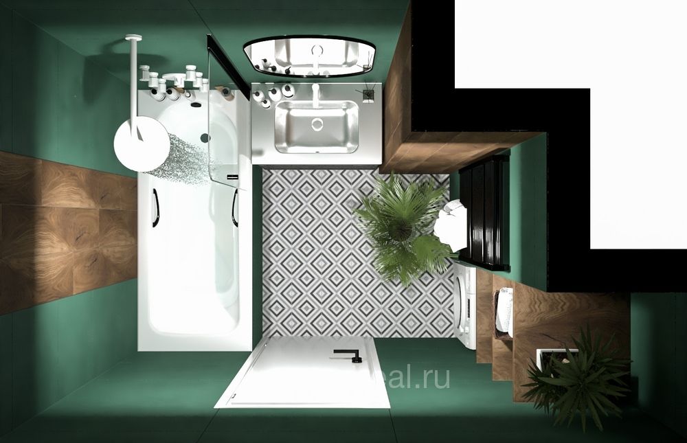 в интерьере