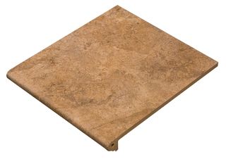 Gres de aragon Rocks фронтальная ступень Peldano Beige 29.3*33