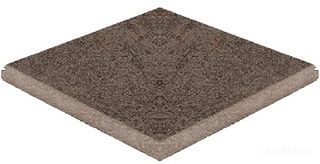 Natucer Pietra de Firenze угловая ступень Nero Curvo 33*33