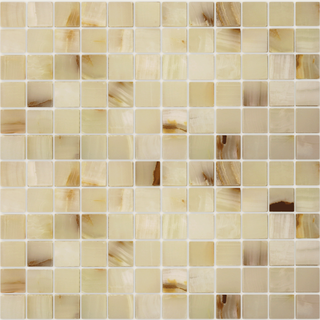Caramelle Mosaic Pietrine мозаика Onice Jade Bianco 30.5*30.5*7