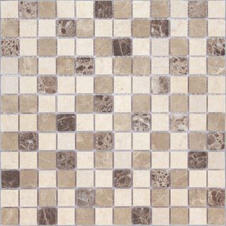 Caramelle Mosaic Pietrine мозаика Pietra Mix 1 MAT 23x23x4 29.8*29.8*4