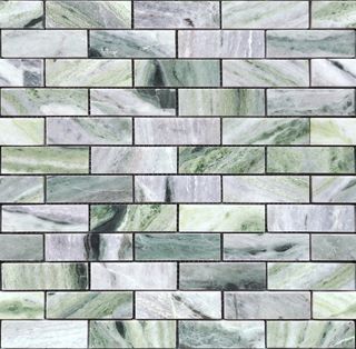 Caramelle Mosaic Pietrine мозаика Onice Verde Oliva POL 23x73x7 29.8*29.8*7