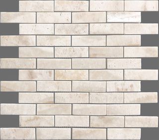 Caramelle Mosaic Pietrine мозаика Cappuccino Beige POL 23x73x7 29.8*29.8*7