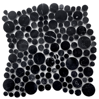 Caramelle Mosaic Pietrine мозаика Nero Oriente Bolli POL 28*28*7