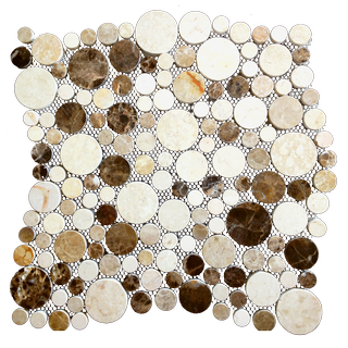 Caramelle Mosaic Pietrine мозаика Beige Miscela POL 28*28*7
