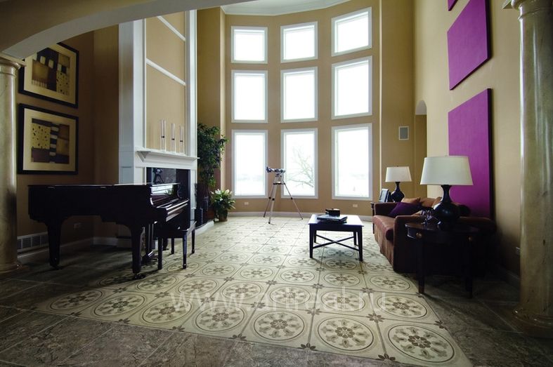 Керамогранит Vallelunga Pietre Dei Consoli в интерьере