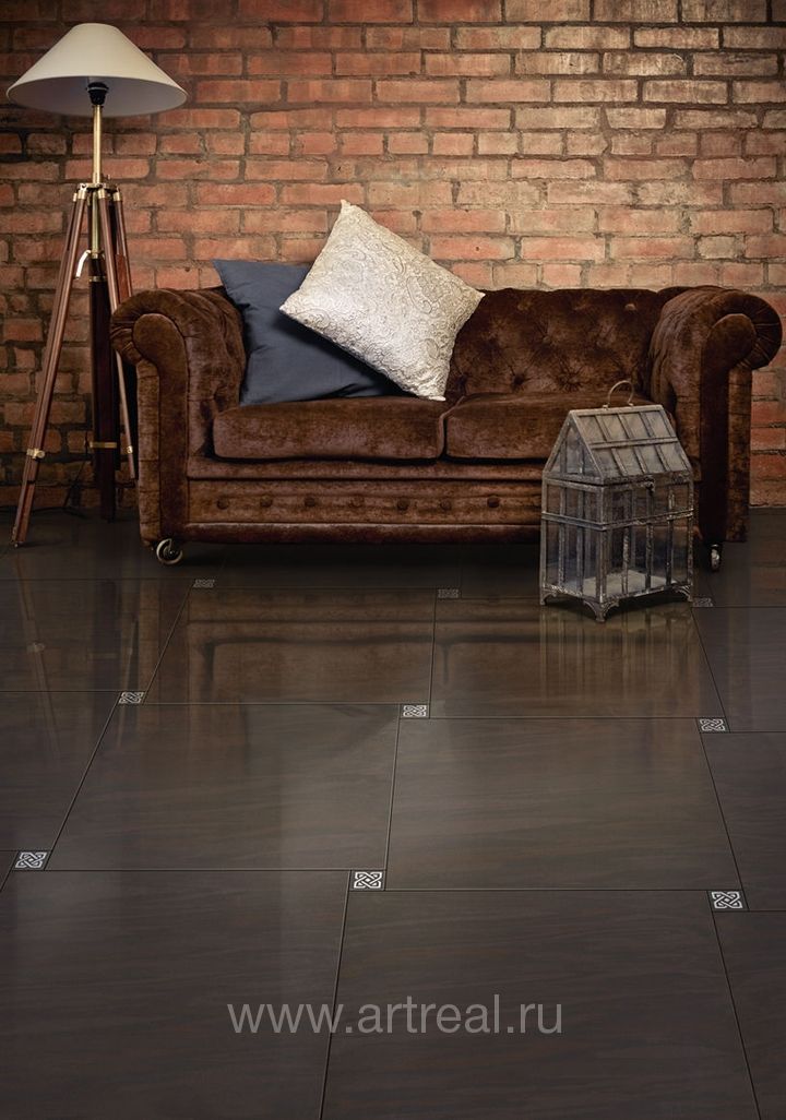 Керамика будущего Этна Керамогранит Керамика будущего Этна в интерьере