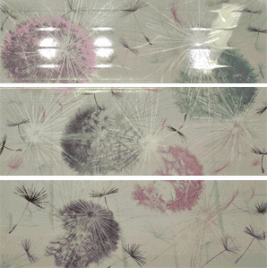 Декор Composicion Lila/Turquesa 75*75