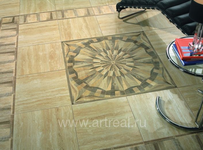 Интерьер коллекции 5010 испанской фабрики Porcelanite