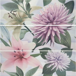 Декор Composicion 7012 Malva/Azul Lirio III 75*75