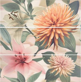 Декор Composicion 7012 Moka Lirio III 75*75