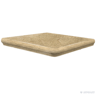 SDS Keramik Marburg угловая ступень Eckflorentiner Boden Fliese Hellsand 32*32*9.5
