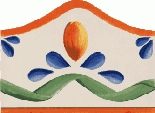 Vives Aranjuez декор Cornisa Guajaraz 20*14.5