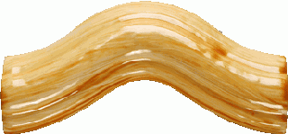 Vives Aranjuez декор Remate Curvo Maqueda Ocre 20*5