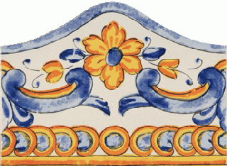 Vives Aranjuez декор Cornisa Urtajo 20*14.5