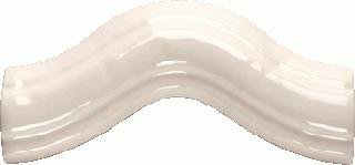 Vives Aranjuez декор Remate Curvo Maqueda Hueso 20*5