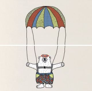 Steuler Arctic Bear декор Парашютист 20*40