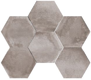 Aurelia Vintage+ керамогранит Cemento Esagona 21*18.2
