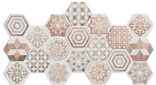 Aurelia Vintage+ декор Decoro Esagona Epoque 21*18.2