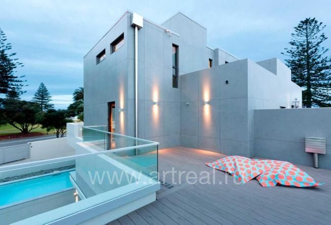 Керамогранит Laminam Rus Blend в интерьере