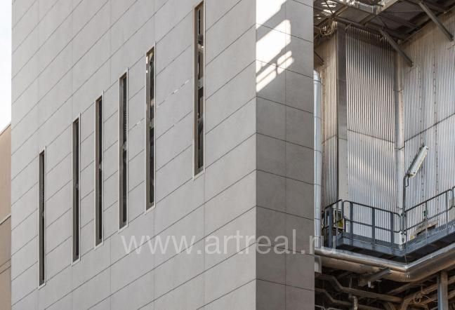 Керамогранит Laminam Rus Blend в интерьере