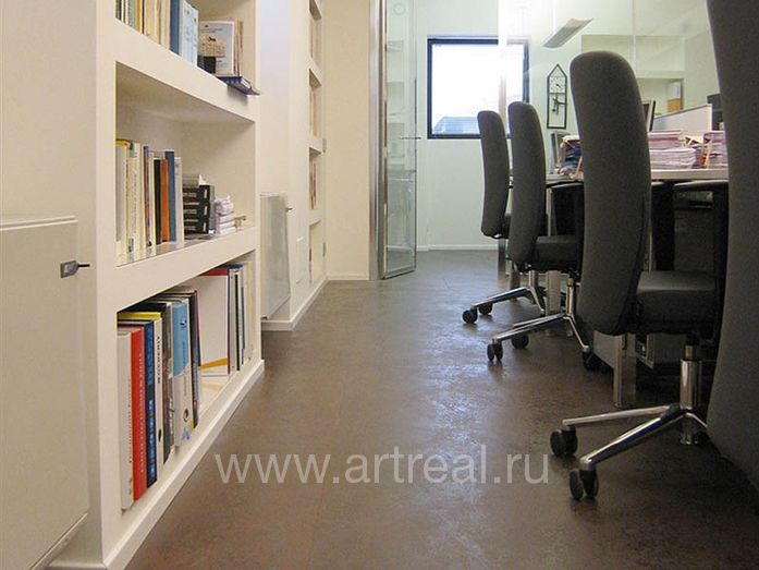 Керамогранит Laminam Rus Oxide в интерьере