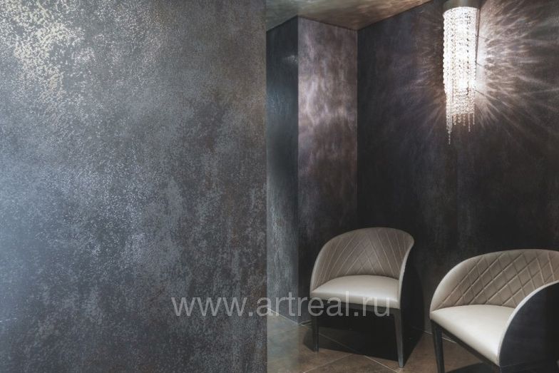 Керамогранит Laminam Rus Oxide в интерьере