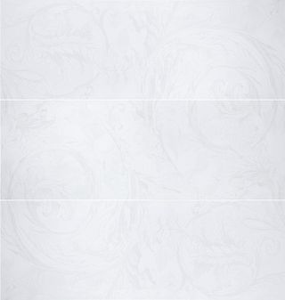 Porcelanosa Decorados панно Voluta Blanco (3 90*94.8